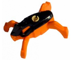 Hero Factory Jumper 2 (Black Top / Orange Base)