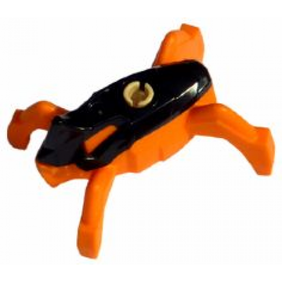Hero Factory Jumper 2 (Black Top / Orange Base)