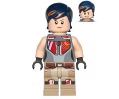 Sabine Wren - Dark Blue with Orange Highlights Hair