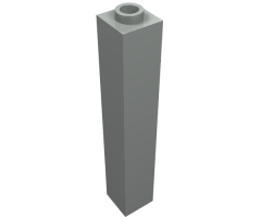 Brick 1 x 1 x 5 - Blocked Open Stud or Hollow Stud