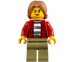 Mountain Police - Crook Female Jacket over 87 Prison Stripes