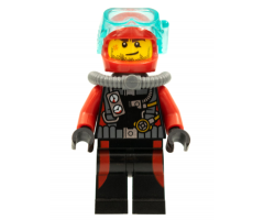Scuba Diver, Male without Flippers