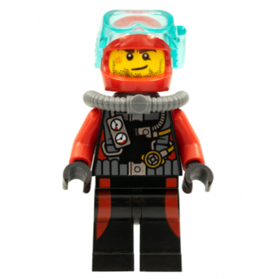 Scuba Diver, Male without Flippers