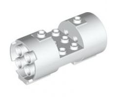 Cylinder 3 x 6 x 2 2/3 Horizontal - Round Connections Between Interior Studs