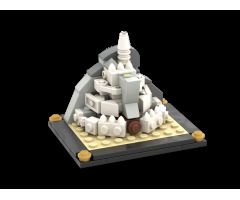 Miniature Minas Tirith MOC