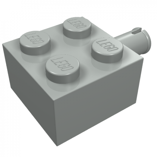 Brick, Modified 2 x 2 with Pin and No Axle Hole