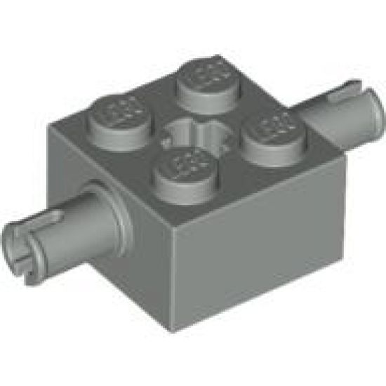Brick, Modified 2 x 2 with Pins and Axle Hole