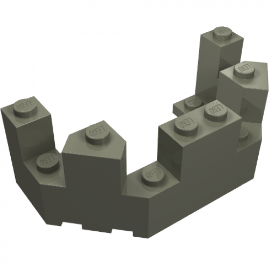 Roof Castle Turret Top 4 x 8 x 2 1/3
