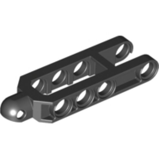 Technic, Steering Arm 6.5 x 2 with Tow Ball Socket Rounded, Chamfered