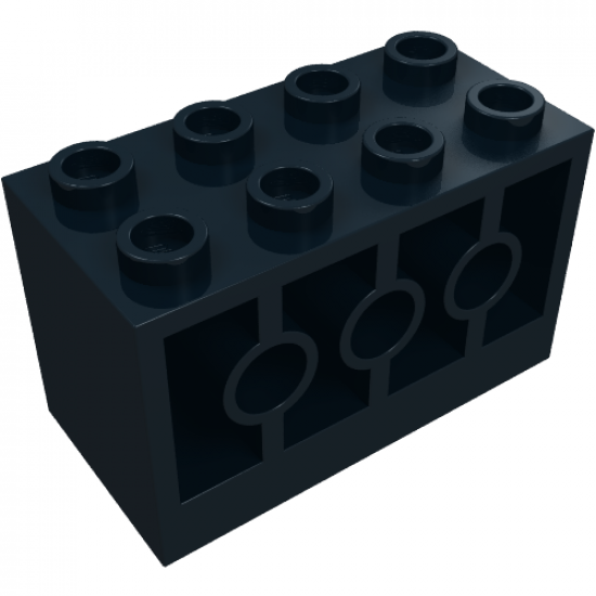 Brick, Modified 2 x 4 x 2 with Holes on Sides