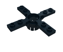 Technic Propeller 4 Blade 7 Stud Diameter with Square Ends