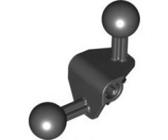 Bionicle Ball Joint 4 x 4 x 2 90 Degree with 2 Ball Joint and Axle Hole