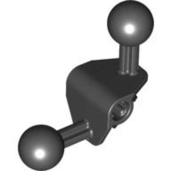 Bionicle Ball Joint 4 x 4 x 2 90 Degree with 2 Ball Joint and Axle Hole