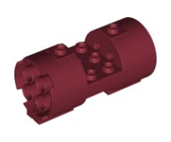 Cylinder 3 x 6 x 2 2/3 Horizontal - Round Connections Between Interior Studs