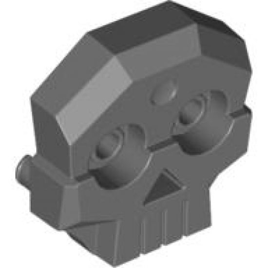 Rock Skull 1 x 4 x 3 Relief with Two Pins