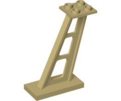 Support 2 x 4 x 5 Stanchion Inclined, 5mm Wide Posts