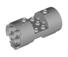 Cylinder 3 x 6 x 2 2/3 Horizontal - Round Connections Between Interior Studs