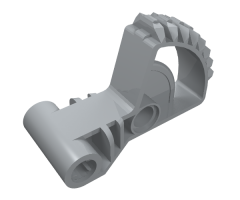Technic, Gear Arm 2 x 5 with 1/4 Gear 8 Tooth Double Bevel
