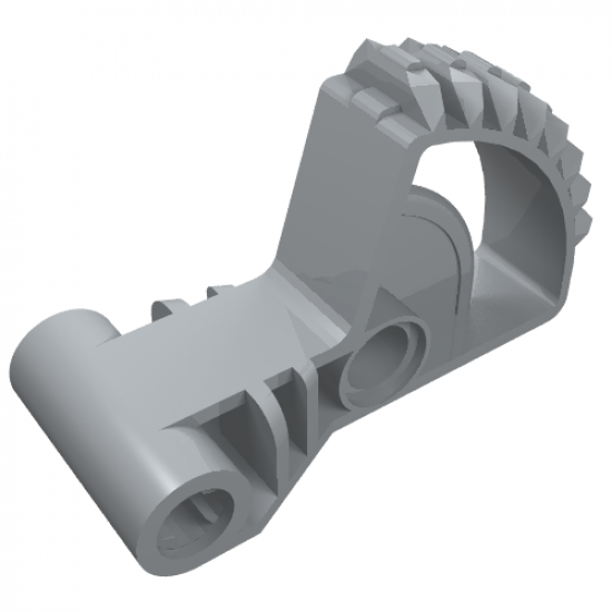 Technic, Gear Arm 2 x 5 with 1/4 Gear 8 Tooth Double Bevel