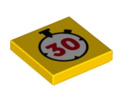 Tile 2 x 2 with Watch/Stopwatch Pattern