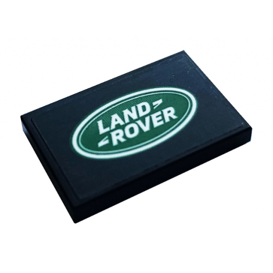 Tile 2 x 3 with 'LAND ROVER' Logo Large Pattern (Sticker) - Set 42110