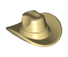 Minifigure, Headgear Hat, Cowboy Large Brim