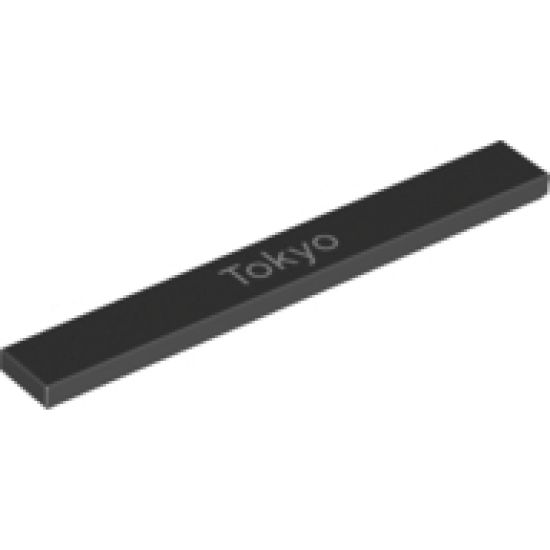 Tile 1 x 8 with 'Tokyo' Pattern