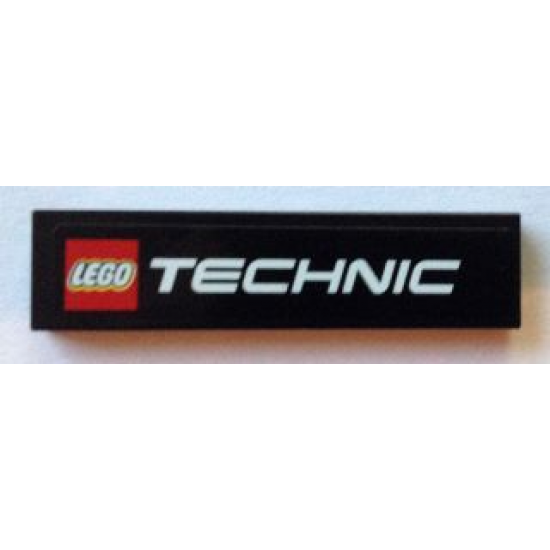 Tile 1 x 4 with LEGO TECHNIC Logo Pattern (Sticker) - Set 8110