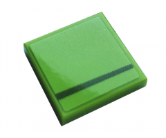 Tile 2 x 2 with Gray Stripe Pattern Model Right Side (Sticker) - Set 76899