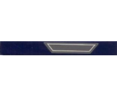 Tile 1 x 8 with Gray Trapezoid Pattern Model Right Side (Sticker) - Set 7661