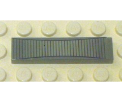 Tile 1 x 4 with Radar on Dark Bluish Gray Background Pattern (Sticker) - Set 7899