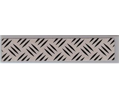Tile 1 x 4 with Tread Plate Pattern (Sticker) - Set 8969