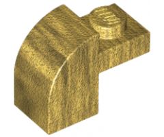 Slope, Curved 2 x 1 x 1 1/3 with Recessed Stud