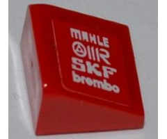 Slope 30 1 x 1 x 2/3 with 'MAHLE', 'OMR', 'SKF' and 'brembo' Pattern Model Left Side (Sticker) - Set 8123