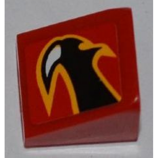 Slope 30 1 x 1 x 2/3 with Claw Pattern Model Left Side (Sticker) - Set 8227