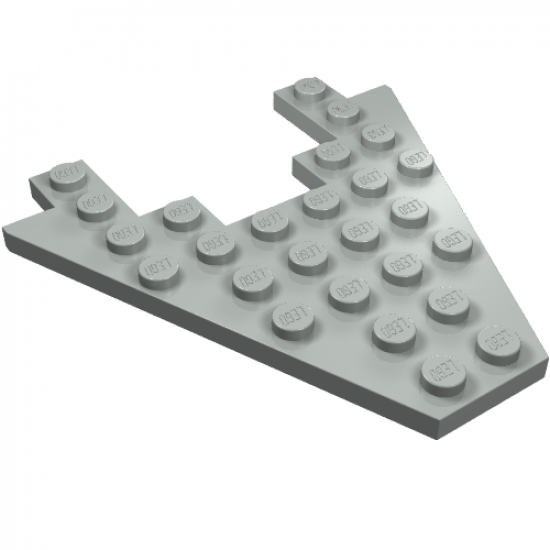 Wedge, Plate 8 x 8 with 3 x 4 Cutout