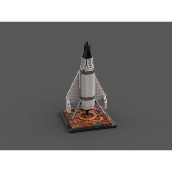 By Gemini to Mars! (1:110 Saturn V scale)