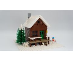 Snowy Winter Cabin