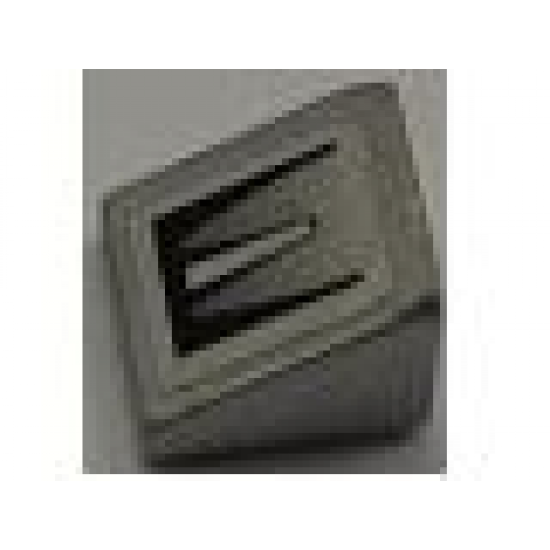 Slope 30 1 x 1 x 2/3 with Black Taillight Fade Pattern (Sticker) - Sets 8186 / 8193