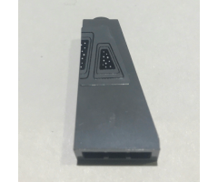 Slope 75 2 x 1 x 3 - Hollow Stud with Starry Window Model Right Side Pattern (Sticker) - Set 10221