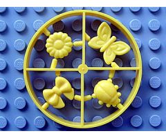 Scala Accessories - Complete Sprue - Bow, Flower Type 1, Butterfly, Beetle / Ladybug (Belville)