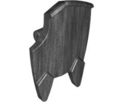 Minifigure, Shield Broad with Spiked Bottom and Cutout Corner