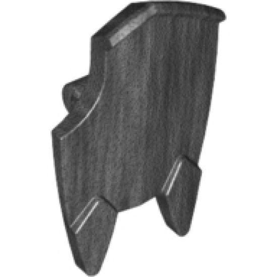 Minifigure, Shield Broad with Spiked Bottom and Cutout Corner