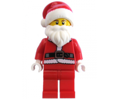 Santa, Red Legs, Fur Lined Jacket, Brown Eyebrows