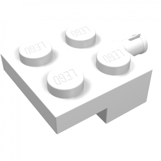 Plate, Modified 2 x 2 with Wheel Holder