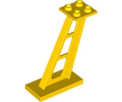 Support 2 x 4 x 5 Stanchion Inclined, 5mm Wide Posts