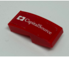 Slope, Curved 2 x 1 with 'CAPITAL SOURCE' Pattern Model Left Side (Sticker) - Set 75886
