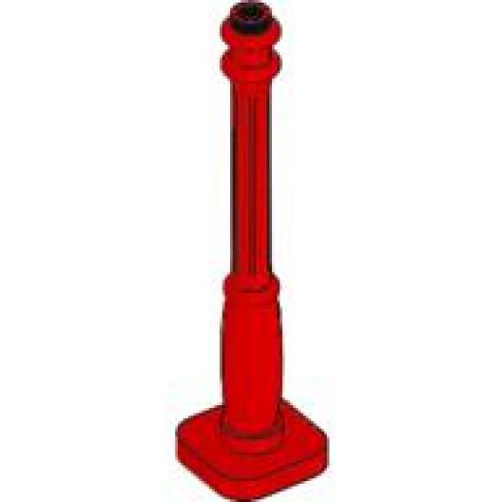 Support 2 x 2 x 7 Lamp Post, 6 Base Flutes