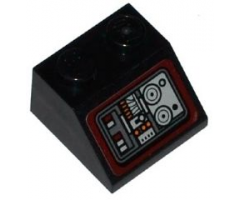 Slope 45 2 x 2 with SW Landspeeder Control Panel Pattern (Sticker) - Set 75052