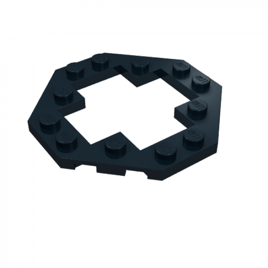 Plate, Modified 6 x 6 Octagonal with Open Center